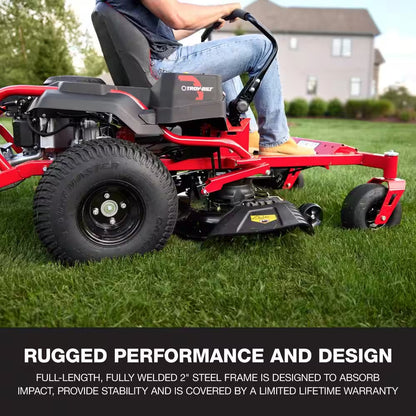 Mustang 42 In. 22 HP V-Twin Kohler 7000 Series Engine Dual Hydrostatic Drive Gas Zero Turn Riding Lawn Mower