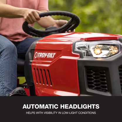 Pony 42 In. 15.5 HP Briggs and Stratton 7-Speed Manual Drive Gas Front Engine Riding Lawn Tractor