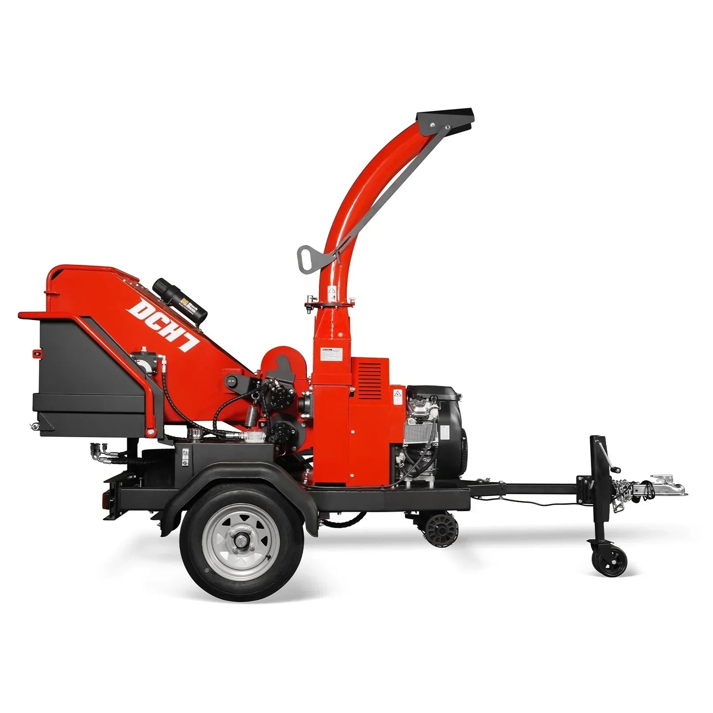 25hp 750cc Twin Cylinder ZONSEN Petrol Engine 7” Hydraulic Feeding Wood Chipper, DCH7