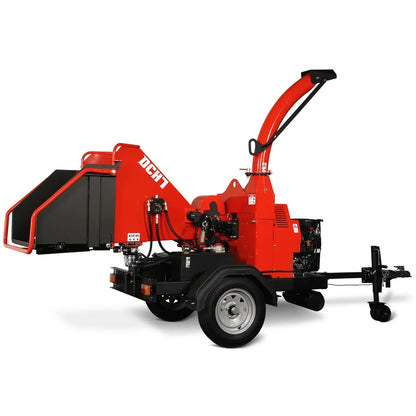 25hp 750cc Twin Cylinder ZONSEN Petrol Engine 7” Hydraulic Feeding Wood Chipper, DCH7