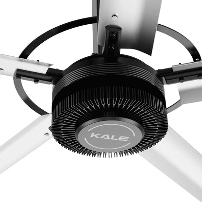 24FT HVLS Industrial Ceiling Fan 220V 1-Phase - Energy Efficient Large Area Air Circulation Fan for Warehouses & Factories, 24FT1PH