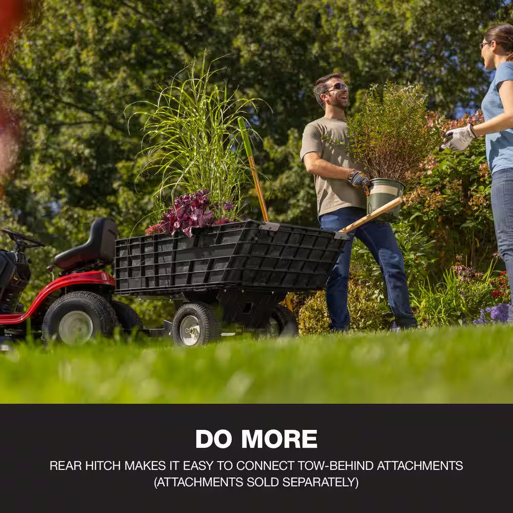 Pony 42 In. 15.5 HP Briggs and Stratton 7-Speed Manual Drive Gas Front Engine Riding Lawn Tractor