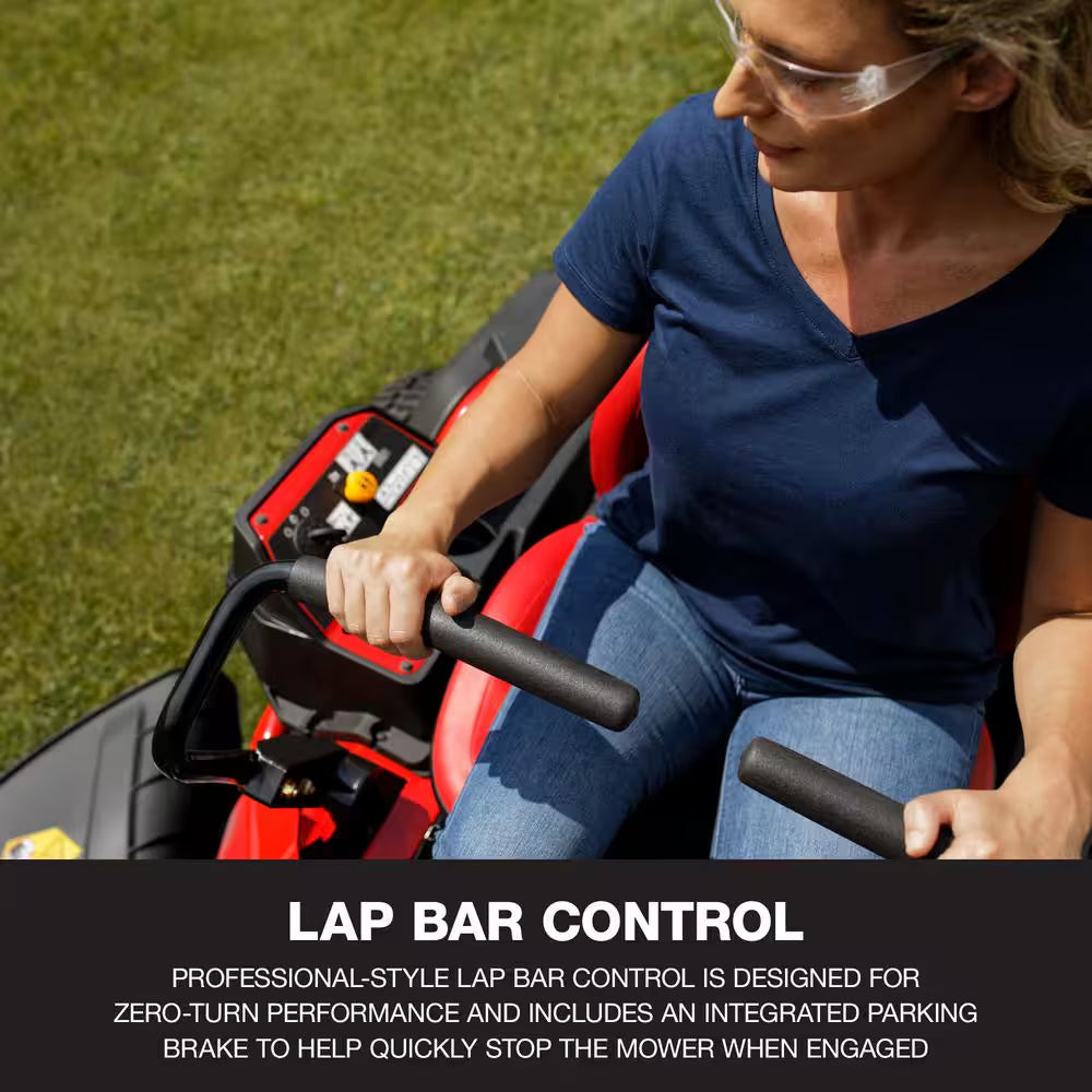 Mustang 54 In. 24 HP V-Twin Kohler 7000 Series Engine Dual Hydrostatic Drive Gas Zero Turn Riding Lawn Mower