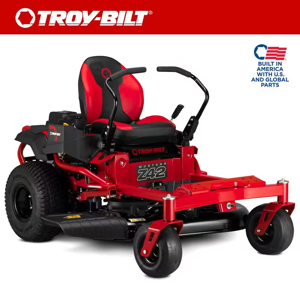 Mustang 54 In. 24 HP V-Twin Kohler 7000 Series Engine Dual Hydrostatic Drive Gas Zero Turn Riding Lawn Mower
