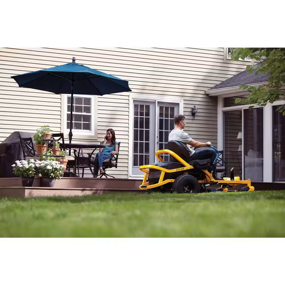 Ultima ZT1 42 In. 56-Volt MAX 60 Ah Battery Lithium-Ion Electric Drive Zero Turn Mower