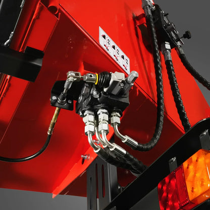 25hp 750cc Twin Cylinder ZONSEN Petrol Engine 7” Hydraulic Feeding Wood Chipper, DCH7