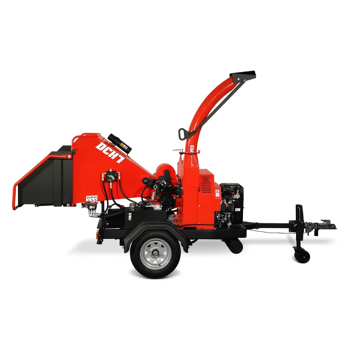 25hp 750cc Twin Cylinder ZONSEN Petrol Engine 7” Hydraulic Feeding Wood Chipper, DCH7