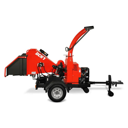 25hp 750cc Twin Cylinder ZONSEN Petrol Engine 7” Hydraulic Feeding Wood Chipper, DCH7