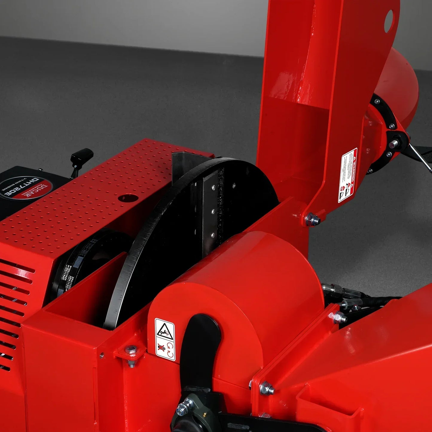 25hp 750cc Twin Cylinder ZONSEN Petrol Engine 7” Hydraulic Feeding Wood Chipper, DCH7